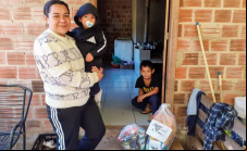 Distribuição das cestas básicas em Riozinho/RS