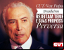 CUT/Vox Populi confirma: Temer é o pior presidente do Brasil