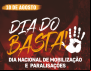 Dia do Basta: Reproduza o material e divulgue as atividades em sua cidade