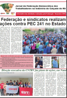 Jornal da Federação Democrática dos Trabalhadores na Indústria do Calçado do RS