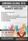 Flyer Calçadistas de Jaú - Campanha Salarial 2019