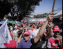 Acampados em defesa de Lula resistem ao sol e ao frio
