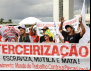 Terceirização sem limites vai destruir direitos trabalhistas