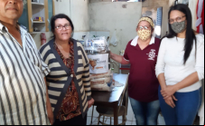 Distribuição das cestas básicas em Franca/SP