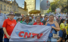 Marcha do Fórum Social Mundial Temático em Porto Alegre/RS.